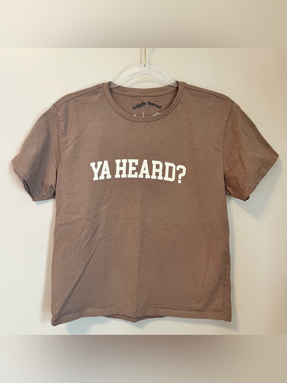NWOT Giggly Squad tshirt - size XL